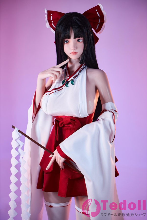 FU DOLL J024 小路 157cm細い腰 魅力的な美女ダッチワイフ コスプレ巫女 リアル人形 シリコンヘッド+TPEボディ Fカップ ノーマル肌 口開閉＆口腔模擬付き