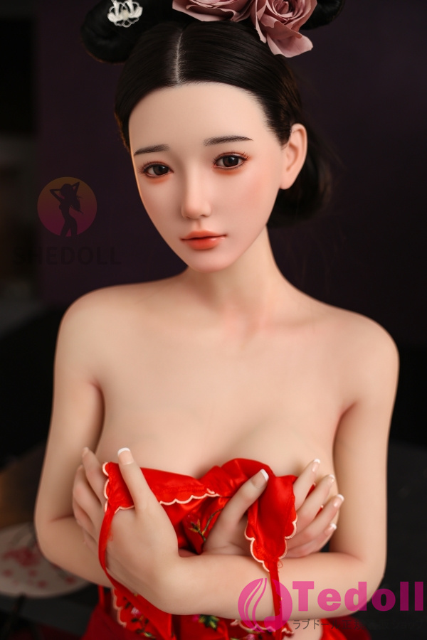 SHE DOLL 阿初 158cm中国風スレンダー熟女ラブドール 高品質リアルなダッチワイフ Cカップ ノーマル肌 掲載画像はシリコンヘッド+TPEボディ