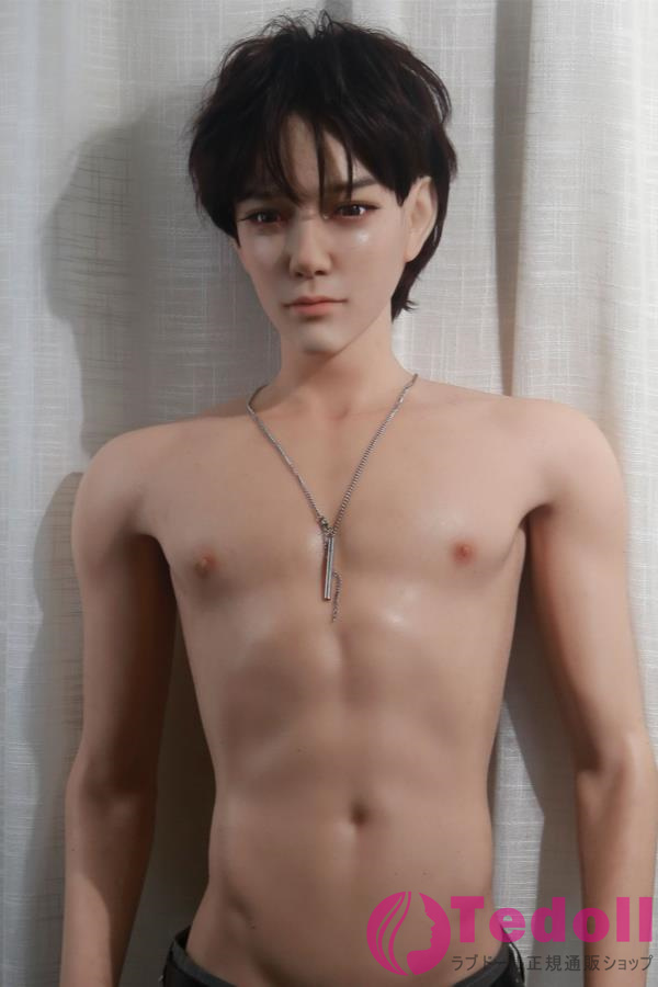 Realing 宇麟「Kirin」 170cmシリコン製ラブドール女性用 セクシーな裸男 等身大 ダッチワイフ 白い肌