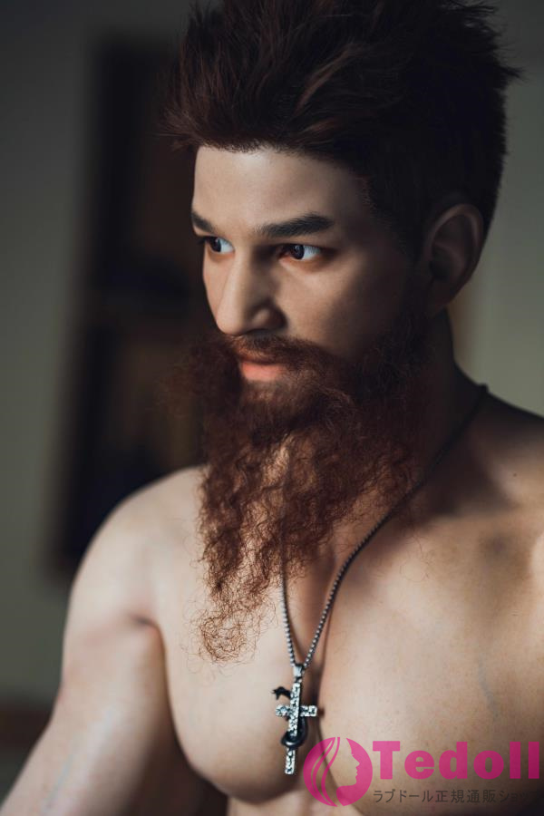 Realing 耀冉 180cm濃い髭男 リアルラブドール 欧米風 背の高い大人セックス人形 女性用シリコン製ドール ノーマル肌