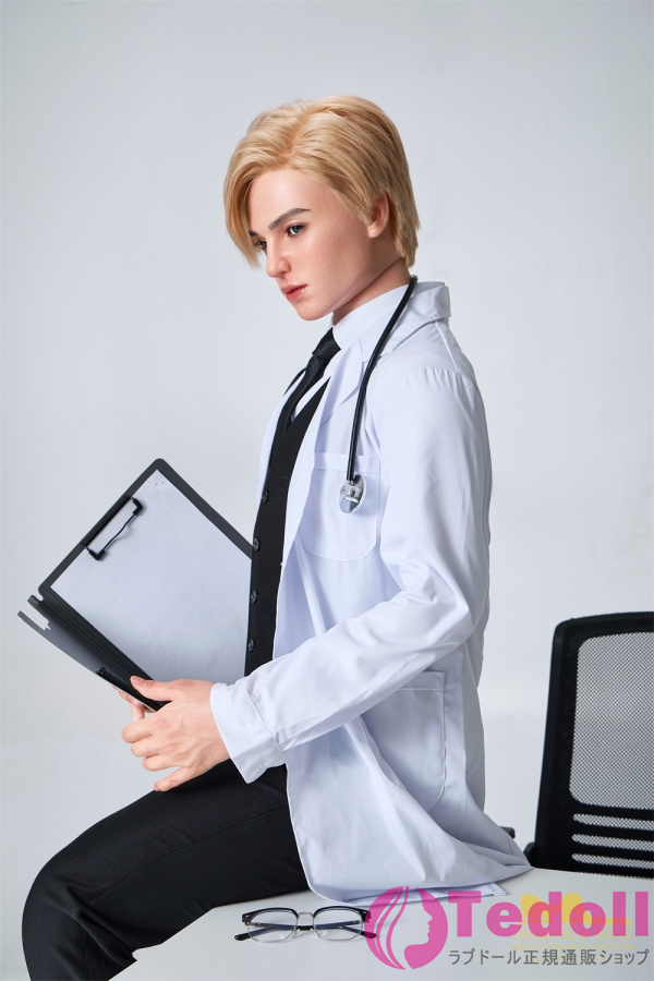 Irontech Doll M9 Lucas 170cm金髪 イケメン男性医師 コスプレラブドール 高級シリコン製 メンズ型ダッチワイフ 女用 ノーマル肌