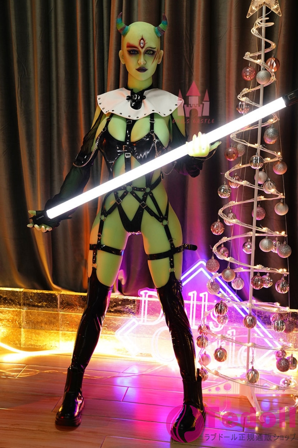 Dolls Castle #A4 宇宙人シリーズ Eugenia 168cmエキゾチックなラブドール 等身大 セクシー 人外系 巨乳ダッチワイフ Eカップ TPE製 グリーン肌
