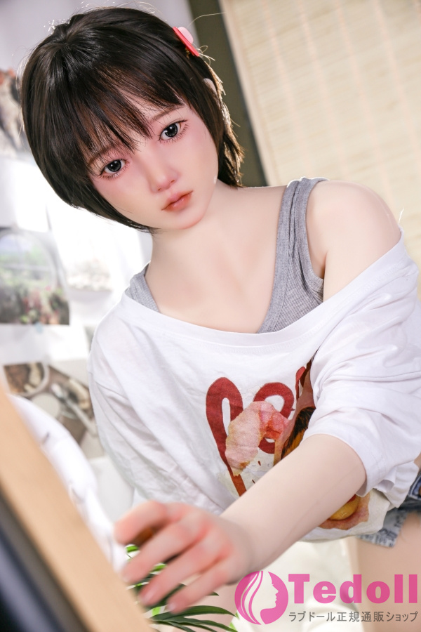XYCOLO DOLL 奈良（Stella） 153cmプラチナシリコン製 清楚系 可愛い 短髪美少女リアルラブドール Aカップ ライトピンク肌