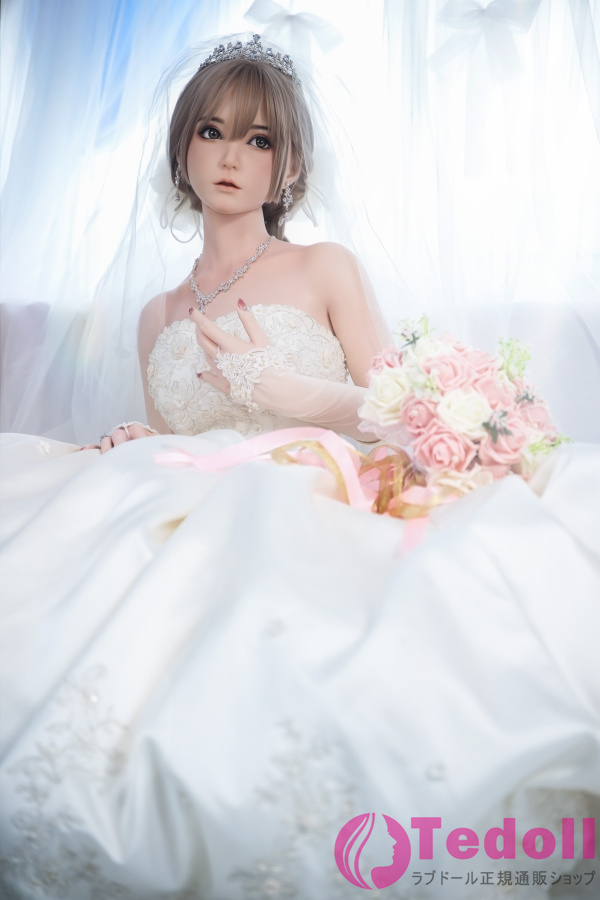 FU DOLL J019 言絵 150cm絶妙な女性ラブドール 綺麗な花嫁リアルダッチワイフ Bカップ ノーマル肌 掲載画像はフルシリコン製