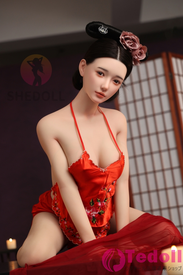 SHE DOLL 阿初 158cm中国風スレンダー熟女ラブドール 高品質リアルなダッチワイフ Cカップ ノーマル肌 掲載画像はシリコンヘッド+TPEボディ
