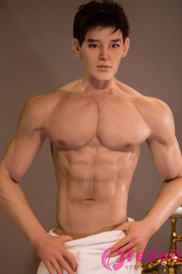 Realing 铭瑄「Martin」 175cm筋肉型ダッチワイフ ハンサムな男性 等身大 リアル ドール 女性用 小麦肌 掲載画像はフルシリコン製