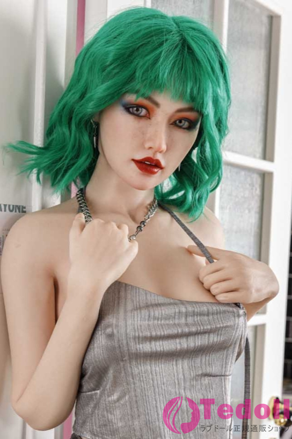 Starpery Wushi 174cm等身大 スリム 外国 人 ラブドール 緑髪 熟女ダッチワイフ Cカップ ノーマル肌 掲載画像はフルシリコン製