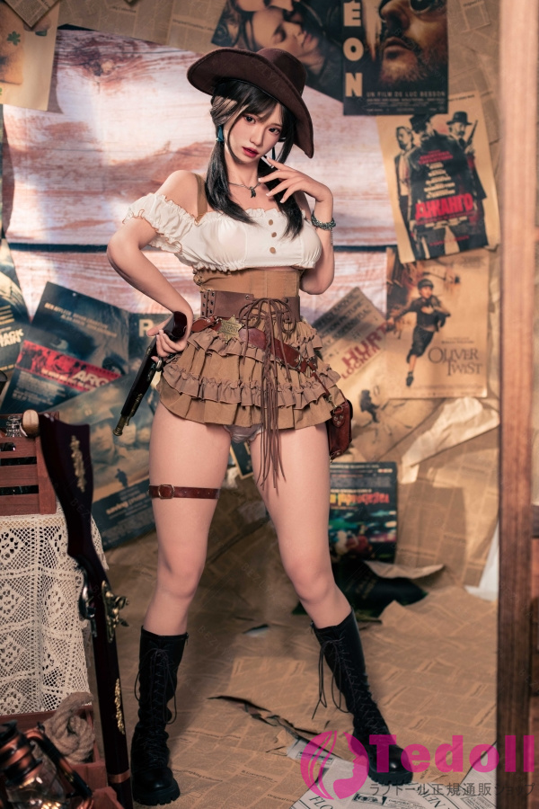 Bezlya Doll 2.2Uシリーズ 向日葵 162cm西部のカウボーイ等身大ラブドール セックス 魅力的な曲線 リアル ドール シリコン製人形 Bカップ ノーマル肌