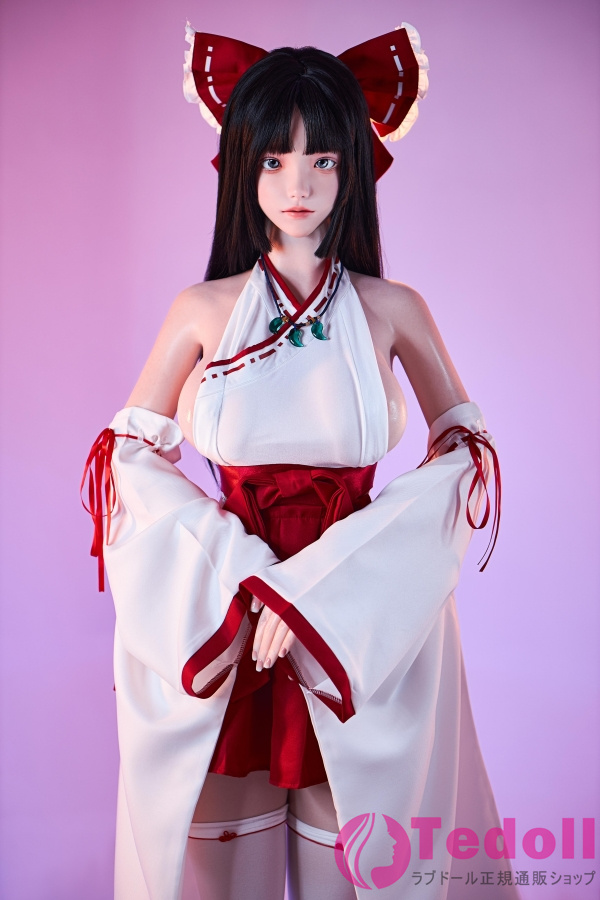 FU DOLL J024 小路 157cm細い腰 魅力的な美女ダッチワイフ コスプレ巫女 リアル人形 シリコンヘッド+TPEボディ Fカップ ノーマル肌 口開閉＆口腔模擬付き