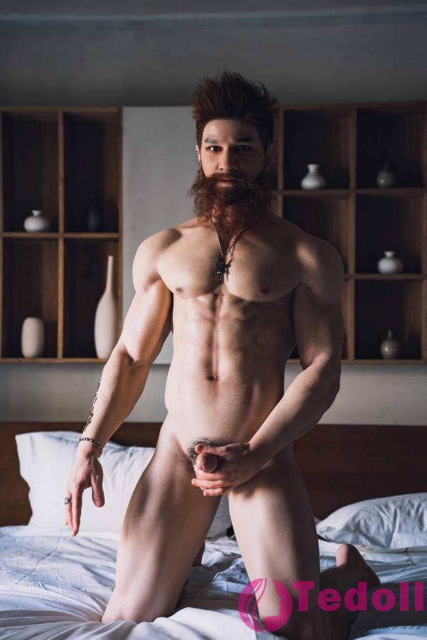 Realing 耀冉 180cm濃い髭男 リアルラブドール 欧米風 背の高い大人セックス人形 女性用シリコン製ドール ノーマル肌