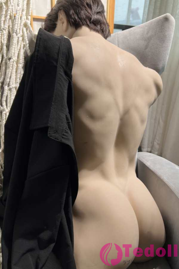 Realing 宇麟 82cmハンサムな男性トルソー 強いボディラブドール上半身 女用オナニーリアルセックスドール シリコンヘッド+TPEボディ ノーマル肌