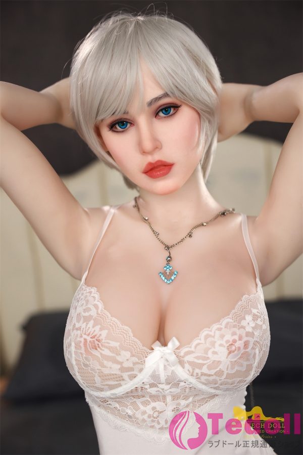 Irontech Doll S2 Angelia 159cm Plus 爆乳美女リアルドール 銀色の短髪ガール 等身大ラブドール シリコンヘッド+TPEボディ Gカップ 白い肌