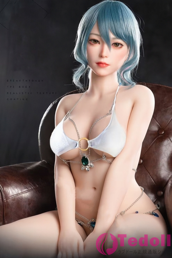 JX DOLL A47 丽兹「Liz」 170cm清楚顔 ギャル系 青い髪ラブドール シリコン製 セクシーモデルセックスドール Dカップ ノーマル肌
