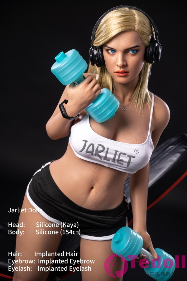 Jarlietdoll Jarliet Topシリーズ Kaya 154cmスポーツ系 金髪 外人 高級シリコン製ラブドール セックス 熟女 等身大 ダッチワイフ Dカップ 小麦肌