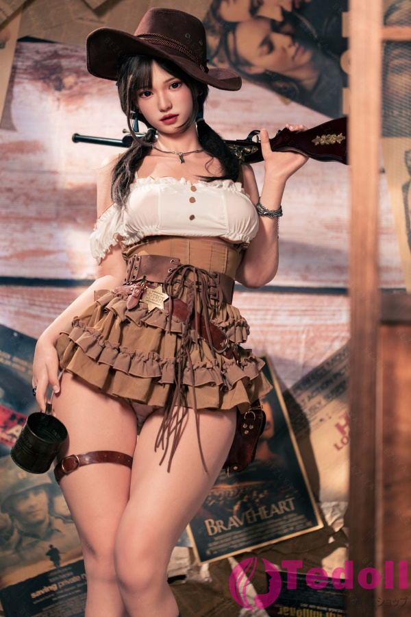 Bezlya Doll 2.2Uシリーズ 向日葵 162cm西部のカウボーイ等身大ラブドール セックス 魅力的な曲線 リアル ドール シリコン製人形 Bカップ ノーマル肌