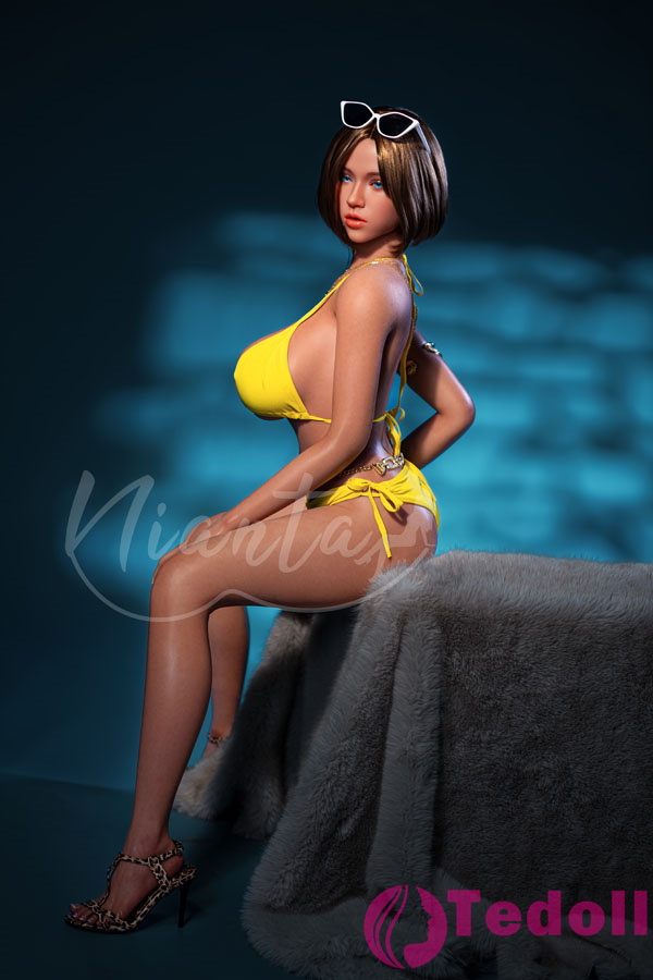 Nianta Doll Silicone-Xシリーズ #06 Emily ROS口腔 158cm Fカップ 巨乳ビキニ美女 外人 フルシリコン製 ラブドール セックス 小麦肌