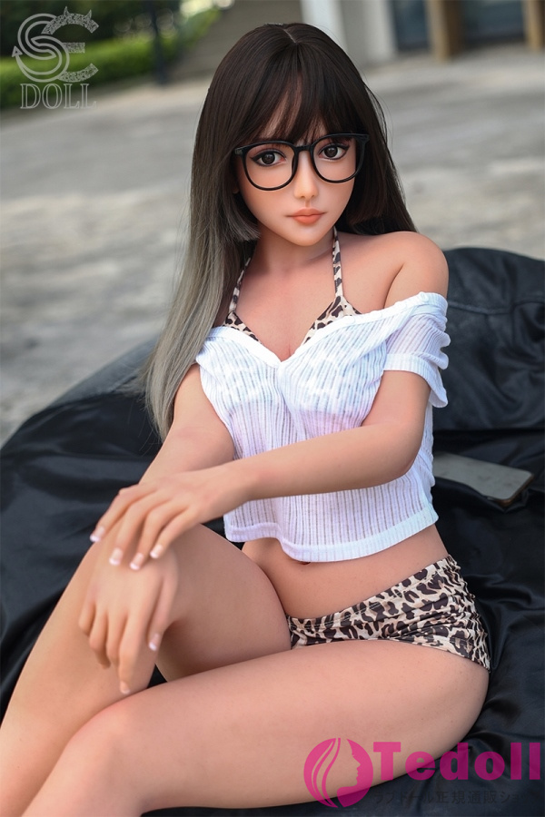 SE DOLL #L76 Tracy.B 160cm等身大 TPE製 清楚で大人しい印象のメガネ美人ラブドール Cカップ 小麦肌