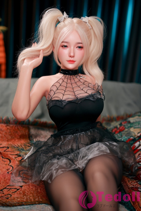 JYDOLL 灿二 ROS口腔のみ 163cmフルシリコン製リアルドール Fカップ 愛嬌 巨乳美人 金髪ラブドール ノーマル肌
