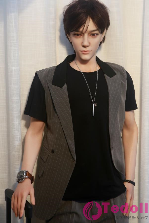 Realing 宇麟「Kirin」 170cmシリコン製ラブドール女性用 セクシーな裸男 等身大 ダッチワイフ 白い肌