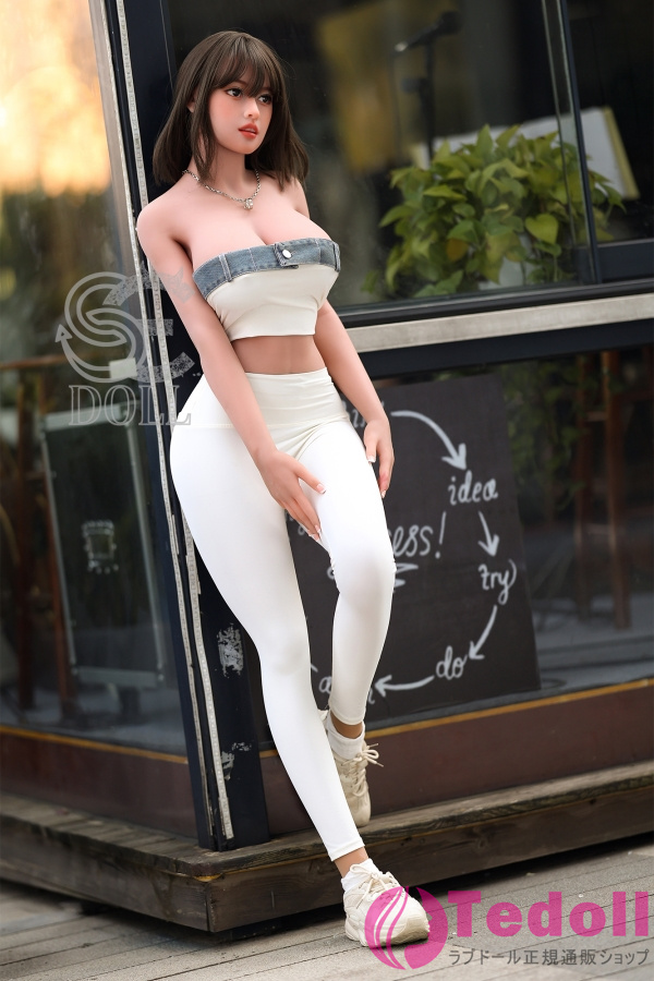 SE DOLL #011 Luna.B 161cm高級ダッチワイフ 細身 巨乳 等身 大 熟女ラブドール TPE製 Fカップ 小麦肌