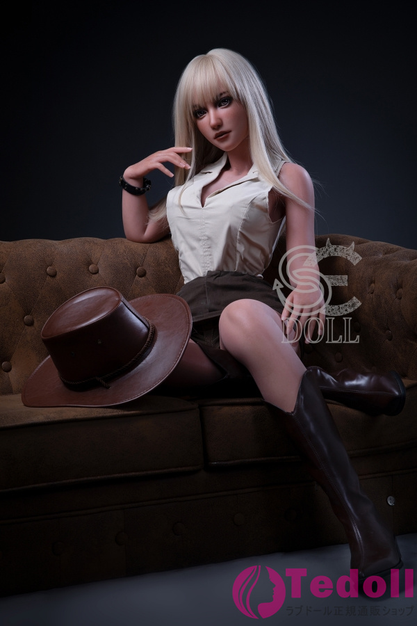 SE DOLL #079SC Yuuka.G 161cm海外 スキニー セックスドール フルシリコン製 等身大 ラブドール 金髪 巨乳ダッチワイフ Eカップ 小麦肌