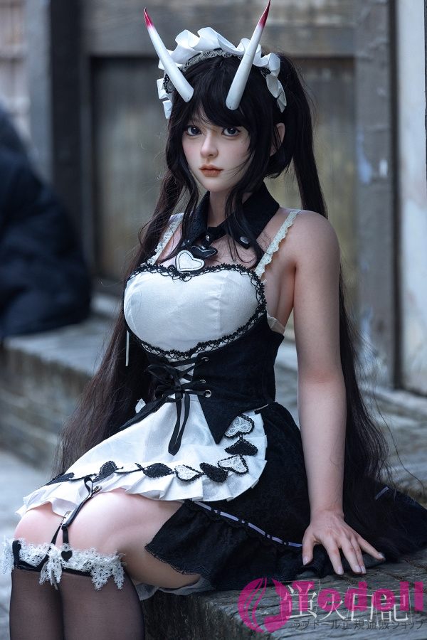 蛍火日記 瑠璃 159cm 顎機能追加可 フルシリコン製 高級ダッチワイフ コスプレメイド 等身大 スレンダー系 リアル ラブドール Eカップ ノーマル肌 超リアル塗装加工あり