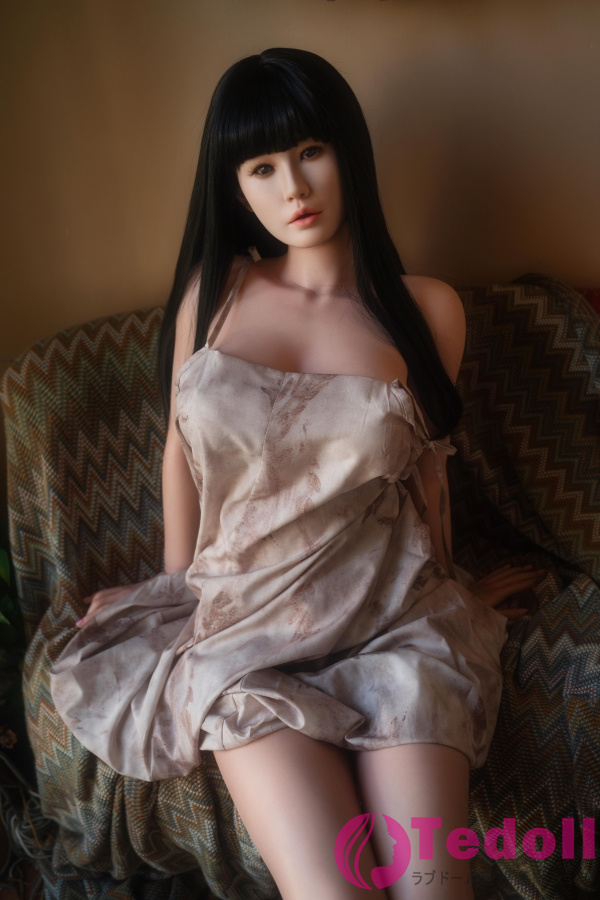 Top Fire #T30 Rose 158cmフルシリコン製 等身大リアル ラブドール 黒髪 巨乳美少女ダッチワイフ Fカップ ノーマル肌 口開閉＆口腔模擬付き