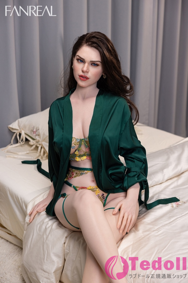 FANREAL Gina ROS口腔 155cm リアルな皮膚メイク付き 海外 美熟女ラブドール フルシリコン製 魅力的な等身大ドール Fカップ ノーマル肌