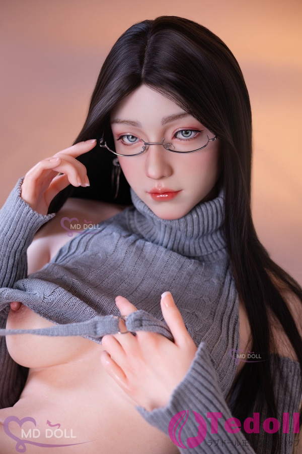 MD DOLL #M37 Bonnie ROS口腔選択可 166cm(B) Fカップ 猫耳メガネの美女ラブドール セクシー アダルトドール フルシリコン製 リアル皮膚メイク付き ノーマル肌