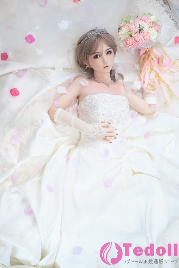 FU DOLL J019 言絵 150cm絶妙な女性ラブドール 綺麗な花嫁リアルダッチワイフ Bカップ ノーマル肌 掲載画像はフルシリコン製