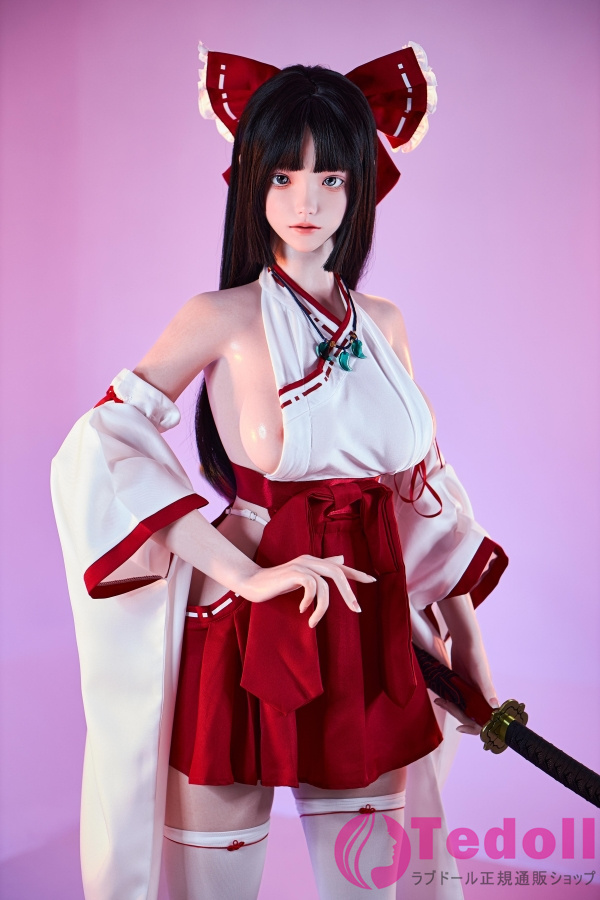 FU DOLL J024 小路 157cm細い腰 魅力的な美女ダッチワイフ コスプレ巫女 リアル人形 シリコンヘッド+TPEボディ Fカップ ノーマル肌 口開閉＆口腔模擬付き