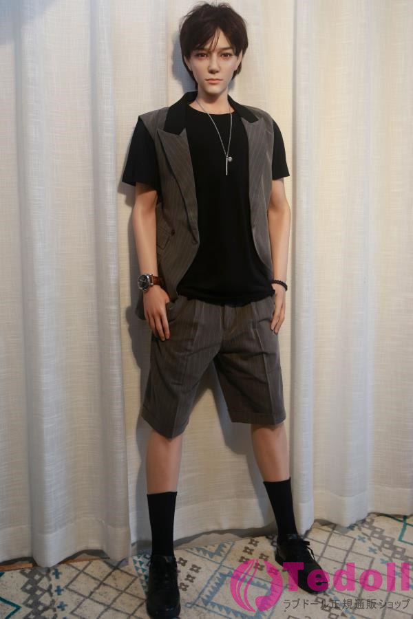 Realing 宇麟「Kirin」 170cmシリコン製ラブドール女性用 セクシーな裸男 等身大 ダッチワイフ 白い肌