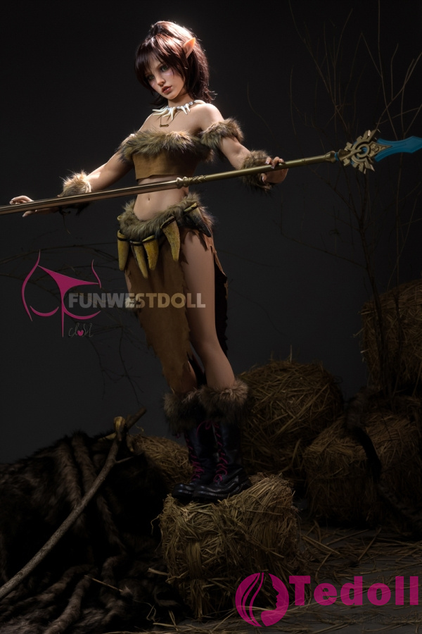 Funwest Doll #040 Kylie 159cm等身大 海外 リアルセックスドール エルフ TPE製 ワイルド ダッチワイフ 貧乳 Aカップ ノーマル肌