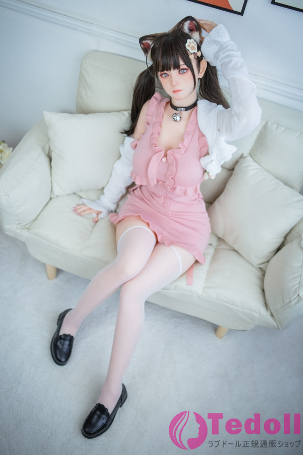 Bezlya Doll 2.0シリーズ 風鈴 155cm M版 キュート萌え猫娘ラブドール 等身大 巨乳 無邪気 清楚系美女リアルドール シリコン製ヘッドとTPE製ボディ Fカップ ノーマル肌