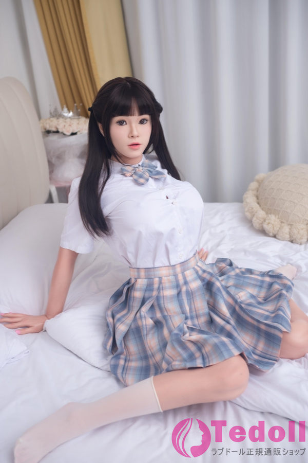 Top Fire #T28 Sharon 158cm等身大 女子高校生リアル ラブドール フルシリコン製セックス人形 巨乳 Fカップ ノーマル肌 口開閉＆口腔模擬付き