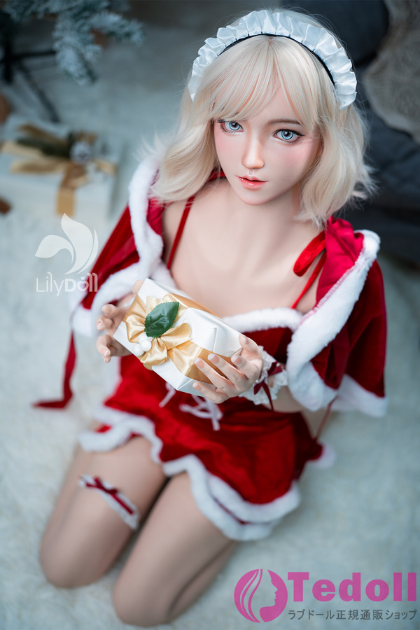 LilyDoll #LH031A-C Freya-C 158cmサンタガール 等身大 スリム美人ラブドール シリコンヘッド+TPEボディ 可愛いリアルダッチワイフ Dカップ ノーマル肌