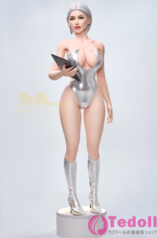 Irontech Doll S13 Celine 159cm銀髪外人 シリコン製 等身大ラブドール 柔らかく手触りも抜群巨乳セックス人形 Fカップ ノーマル肌