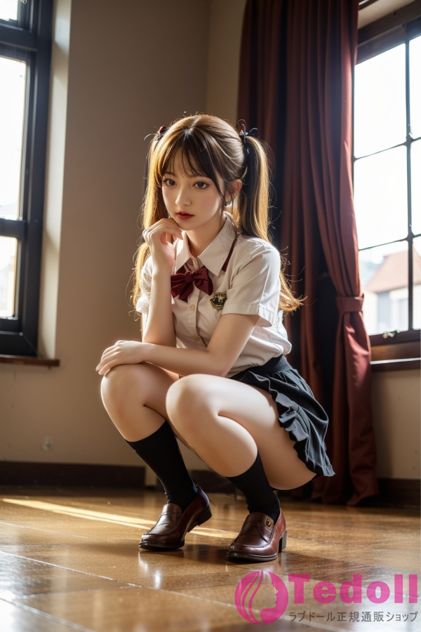 Orange In #599 Amy 158cm-B フルシリコン製 清純系美女 ダッチワイフ 艶めかしい姿 JK制服 リアル な ラブドール Cカップ 白い肌 口開閉＆口腔模擬付き