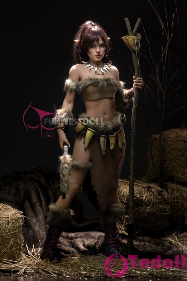 Funwest Doll #040 Kylie 159cm等身大 海外 リアルセックスドール エルフ TPE製 ワイルド ダッチワイフ 貧乳 Aカップ ノーマル肌