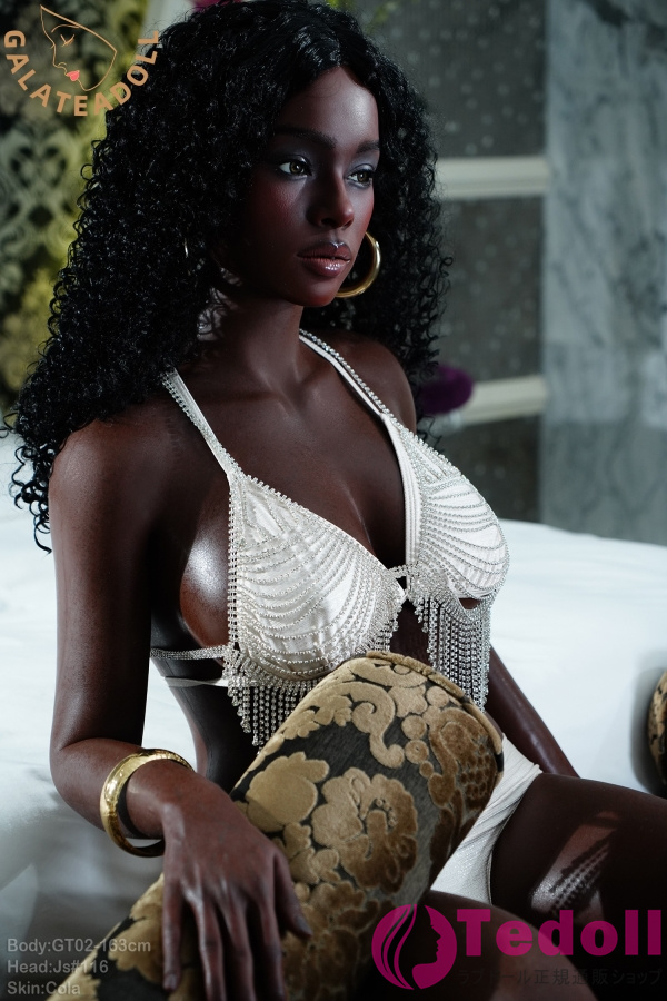 Galatea Doll JS116 GT02 163cmフルシリコン製 アメリカ黒人ラブドール 等身大 巨乳セックス人形 Eカップ ココア肌