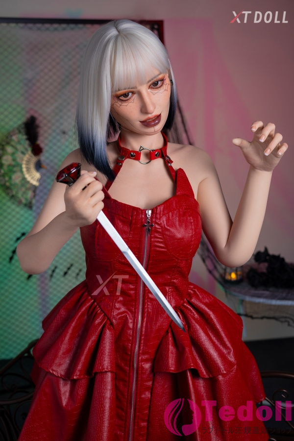 XTDOLL #XT-37-A Andrea 軽量化ボディ25kg 163cmハロウィンを楽しむ欧米熟女 ラブドール フルシリコン製 巨乳 セックスドール Fカップ ノーマル肌 口開閉＆口腔模擬付き