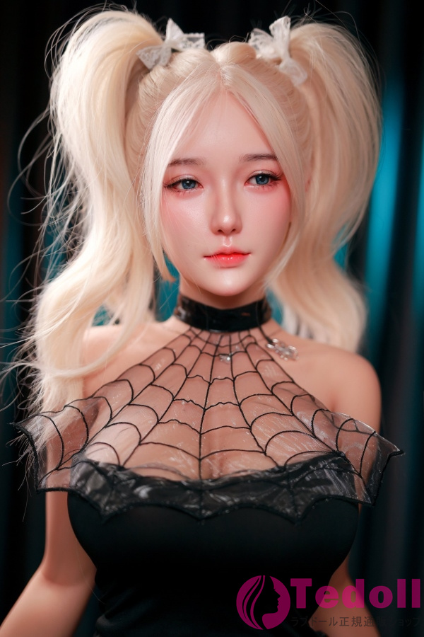 JYDOLL 灿二 ROS口腔のみ 163cmフルシリコン製リアルドール Fカップ 愛嬌 巨乳美人 金髪ラブドール ノーマル肌