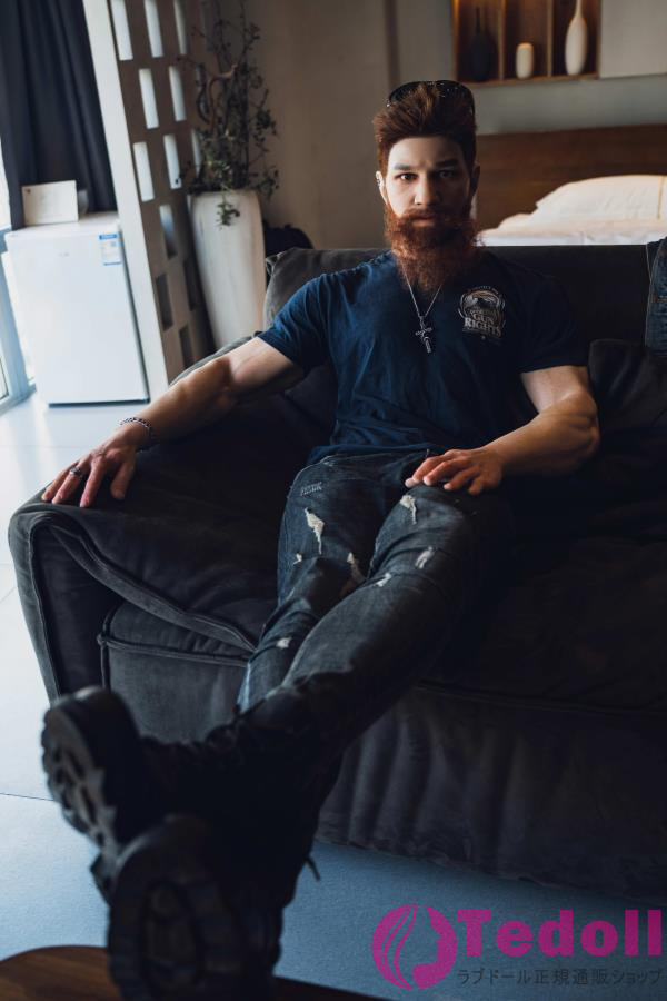 Realing 耀冉 180cm濃い髭男 リアルラブドール 欧米風 背の高い大人セックス人形 女性用シリコン製ドール ノーマル肌