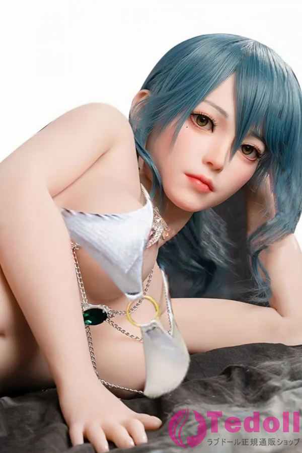 JX DOLL A47 丽兹「Liz」 170cm清楚顔 ギャル系 青い髪ラブドール シリコン製 セクシーモデルセックスドール Dカップ ノーマル肌