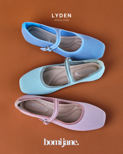 【NEW】Lyden Bomi Jane Series Flats - Pink//Blue//Green