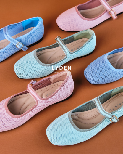 【NEW】Lyden Bomi Jane Series Flats - Pink//Blue//Green