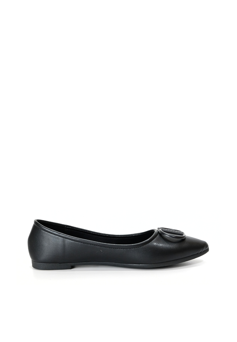 【NEW】Lyden Dreamy Glam Pointed Series Flats - Classic Black