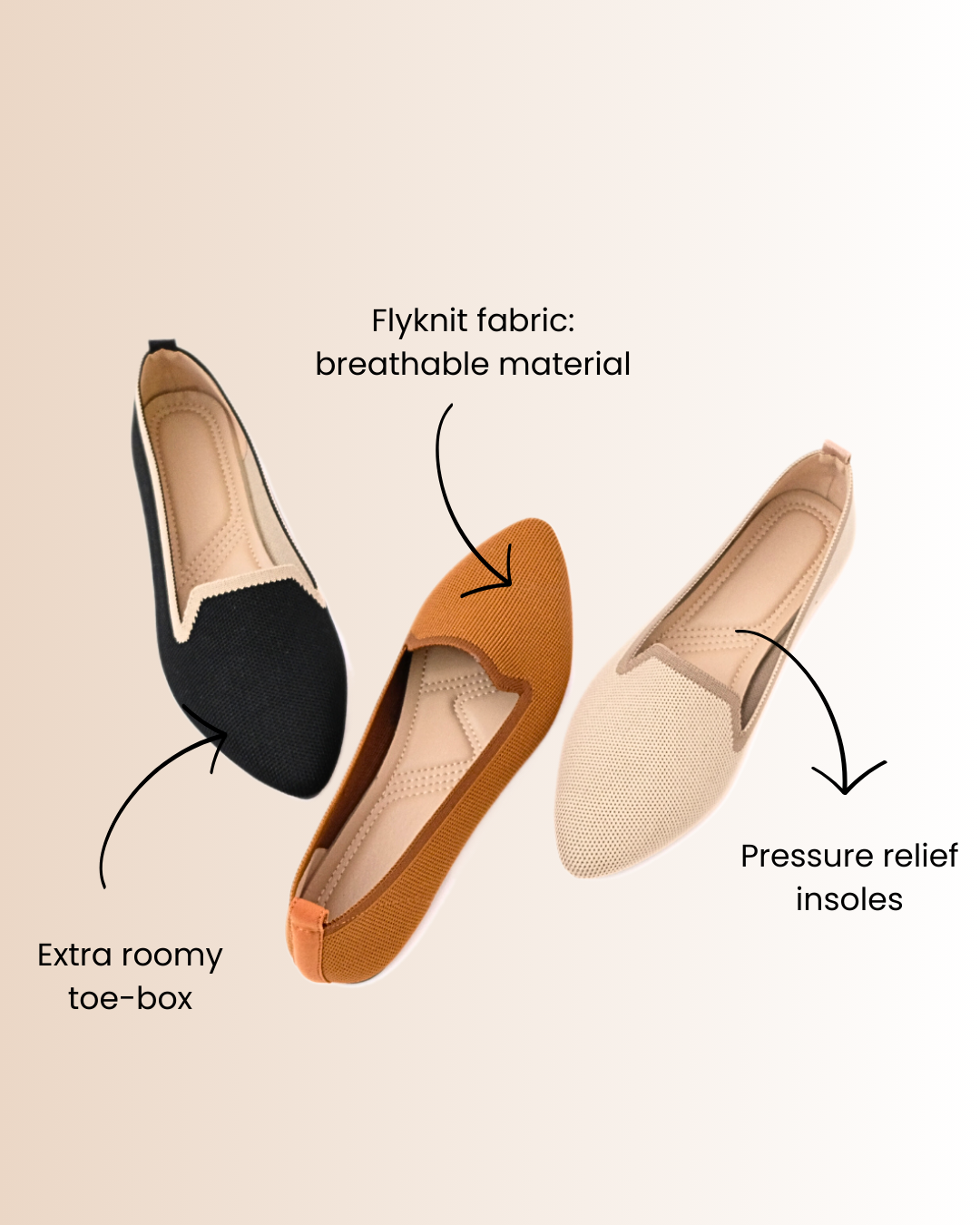 【NEW】Lyden Mila Series Flats - Classic Black