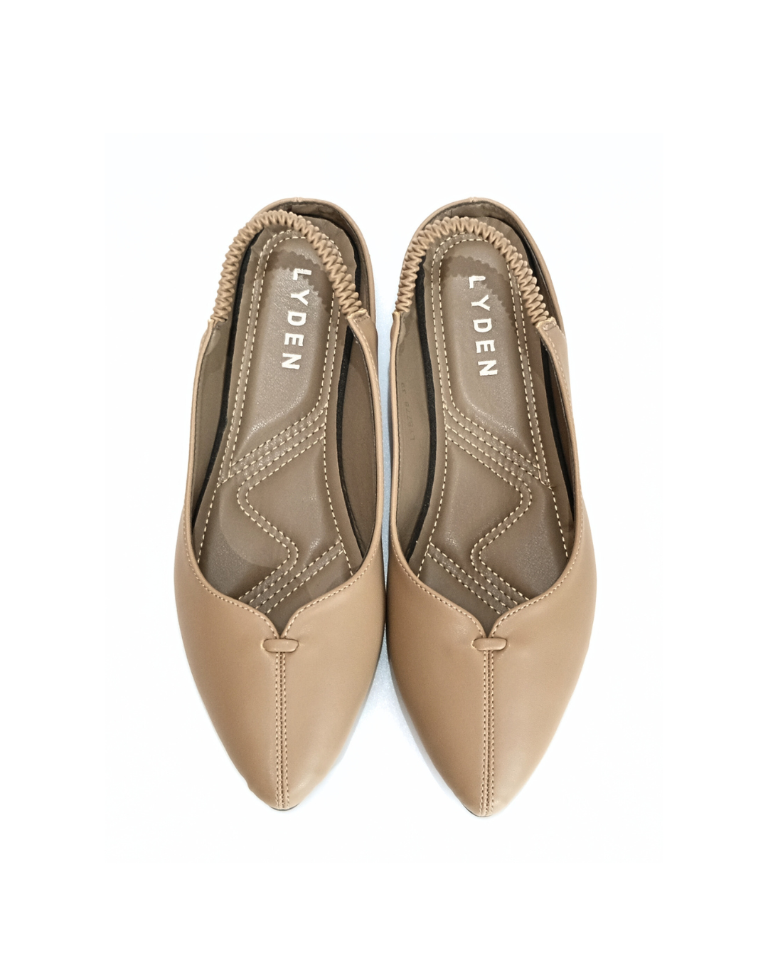 Lyden RHEA Series Flats - Beige//Brown//Black