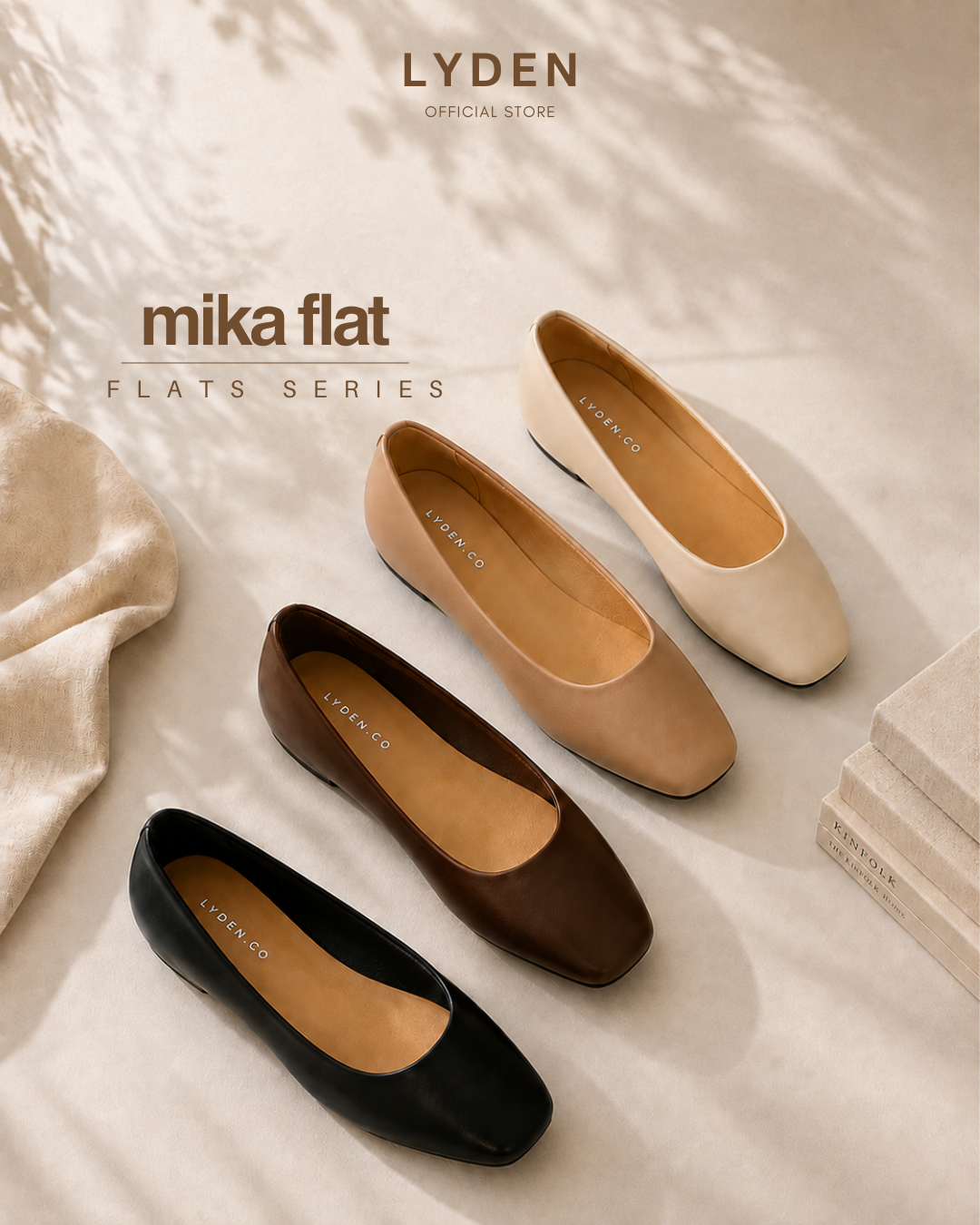 【NEW】Lyden Mika Flats Series